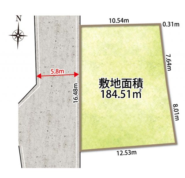 南花田町土地
