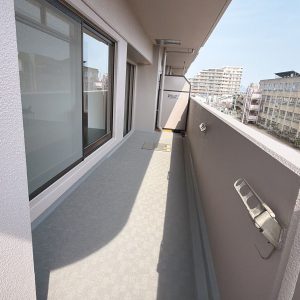 バルコニースペースもしっかり確保されており洗濯物がたくさん干せます(^^)
