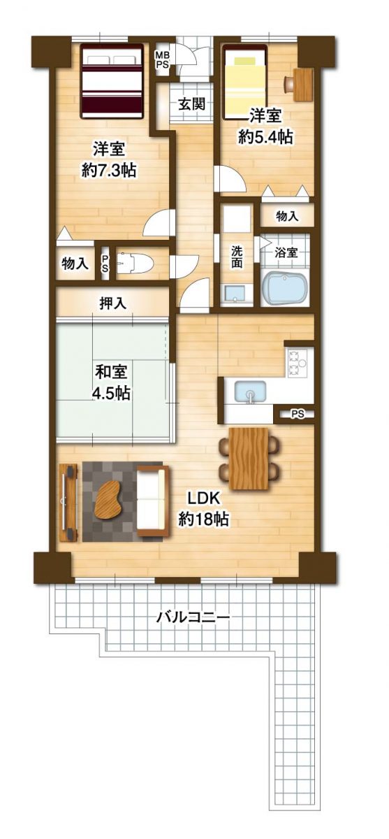 (間取)