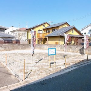 現地（２０２６年２月）撮影　更地でのお渡しとなります！