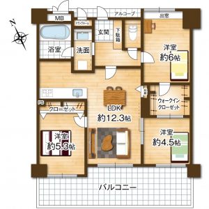 (間取)
