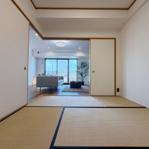 畳の香りに癒される心安らぐ和室は来客用やお昼寝スペースとしても重宝します。