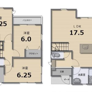 2号棟間取り図(間取)