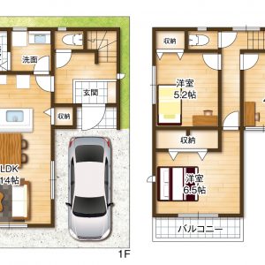 建物プラン例（間取り図）