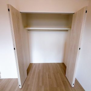 各居室にクローゼットがあるので、お部屋が散らかりにくい！