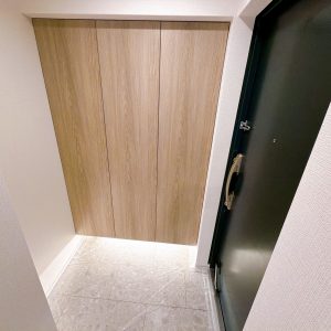 シューズボックスも大きく、玄関が綺麗に保てますね