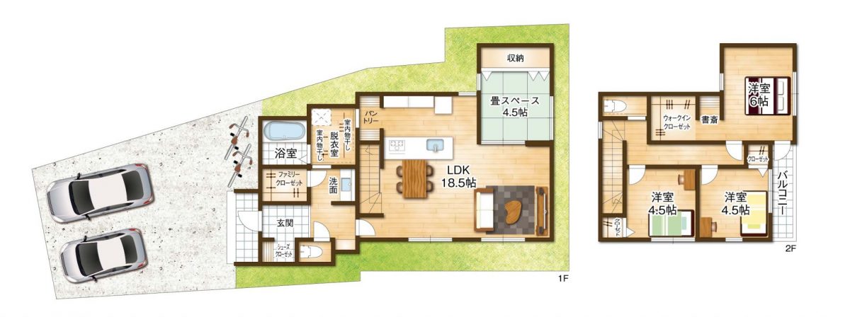 建て替え参考プラン(間取)