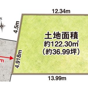 土地面積36.99坪(間取)