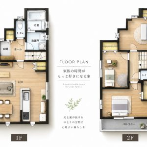 間取りイメージプラン■16帖のLDKの中心に、各居室の収納やWICを備えた、家族みんなが快適に暮らせる3LDKの住まいです　建物プラン価格1796万円、建物プラン面積86.11㎡