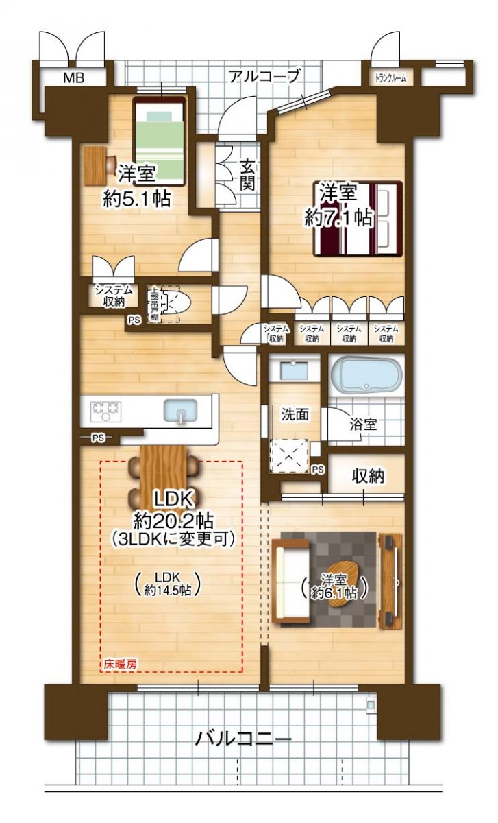 (間取)