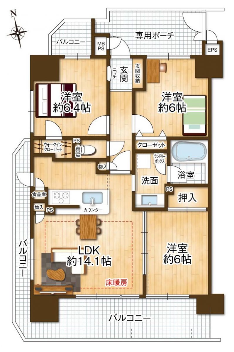 (間取)