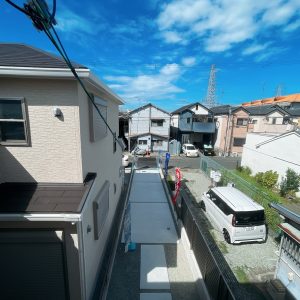バルコニからの眺望です♪ 前が抜けているので気持ちが良いです♪