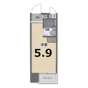 １R　タイプ(間取)
