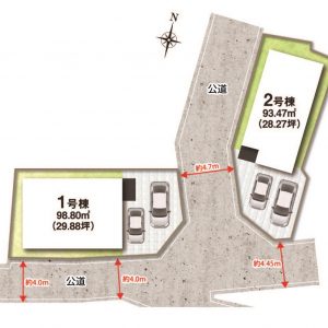 全2区画・区画図(間取)