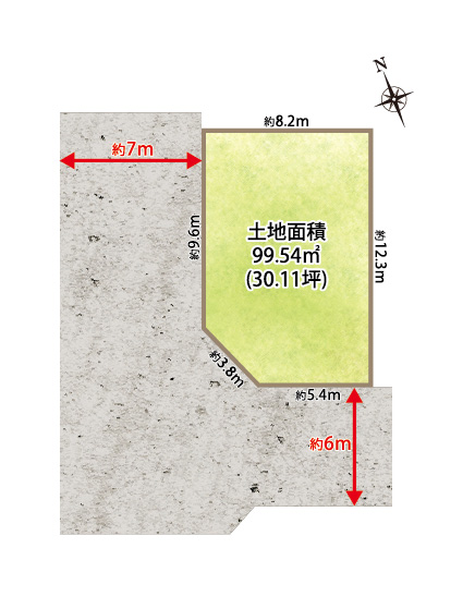 敷地図(間取) 敷地図(間取)