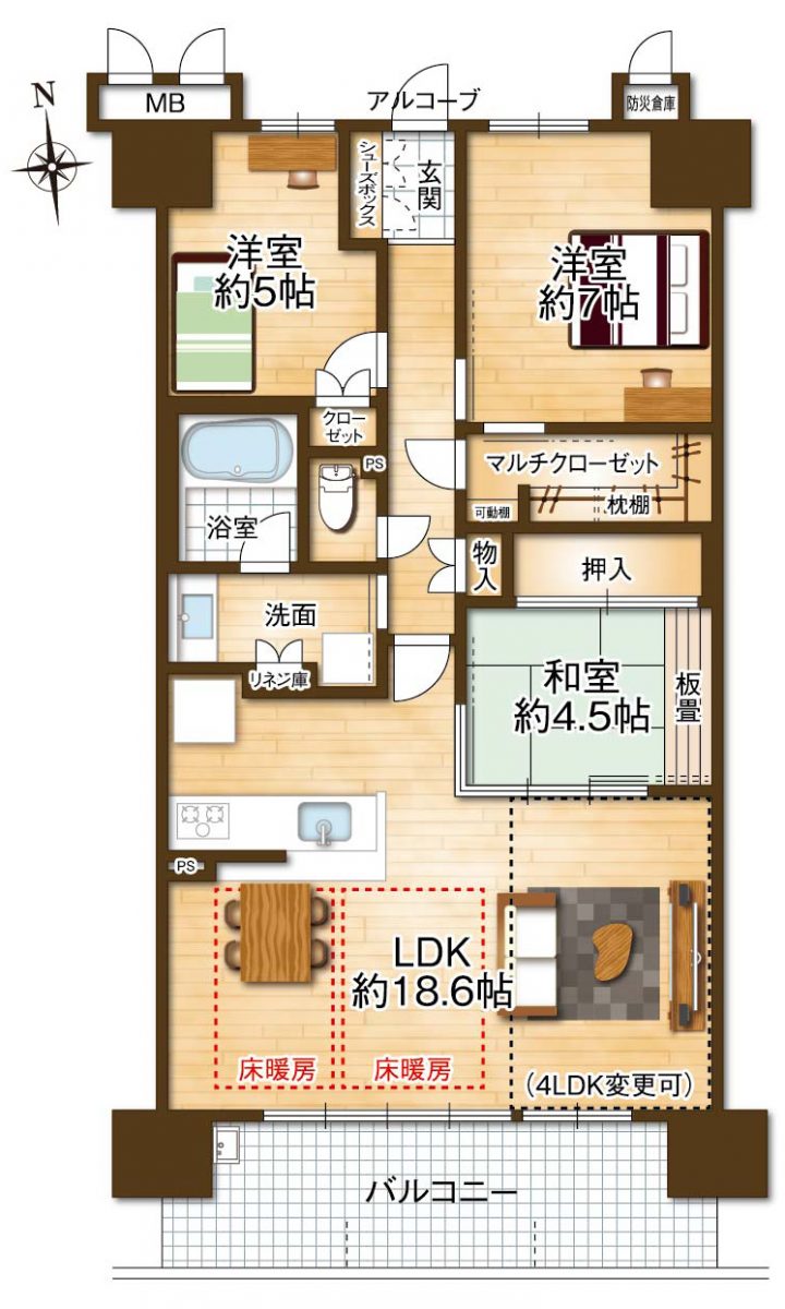 (間取)