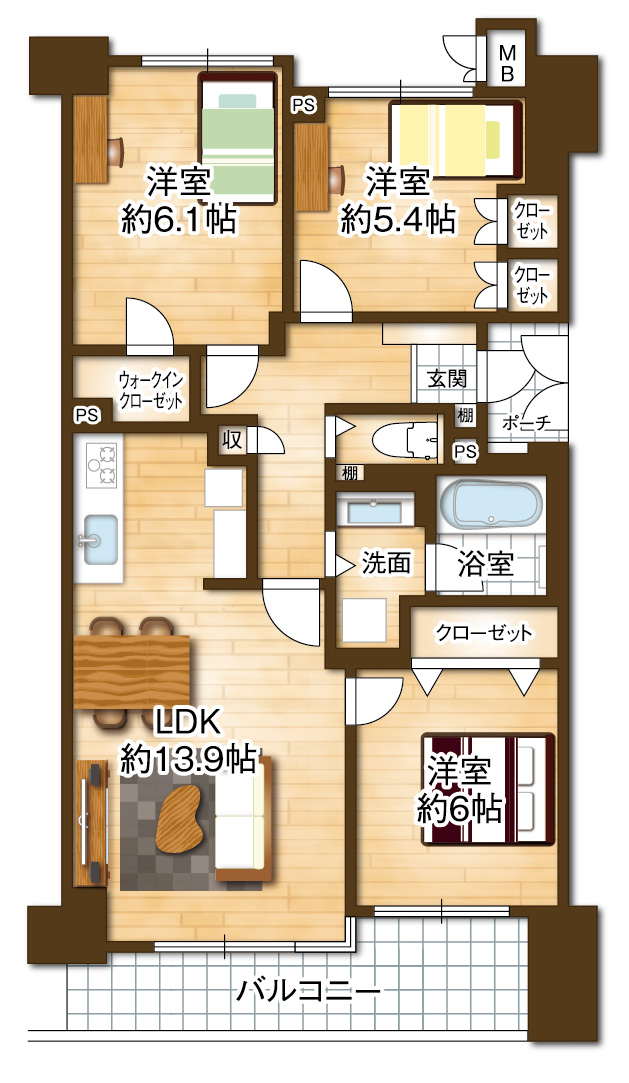 (間取)