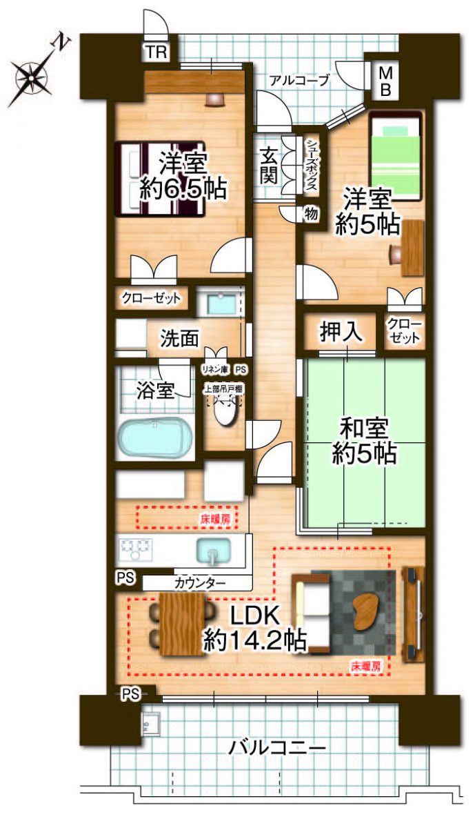 (間取)