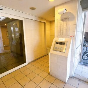 オートロック付きなのでセキュリティも安心